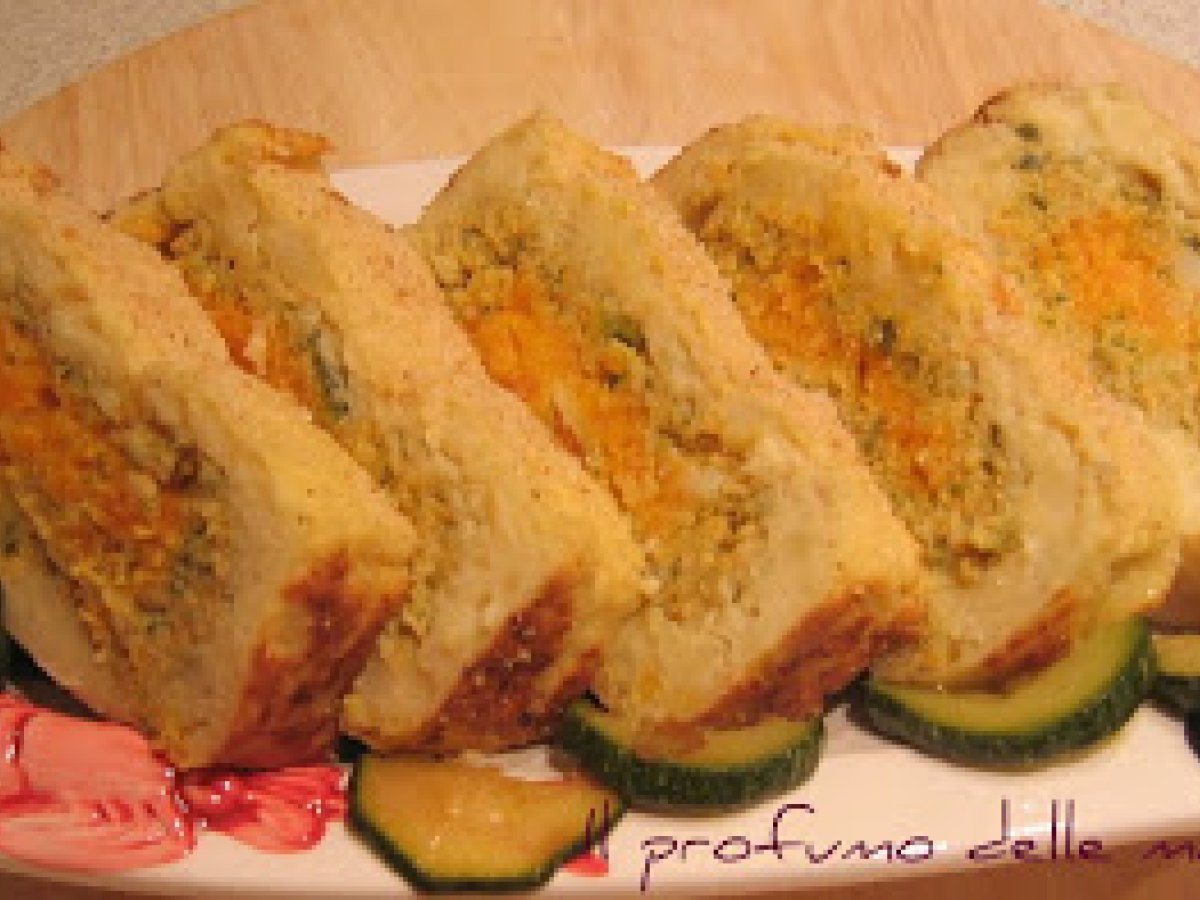 Polpettone di verdure ai tre colori
