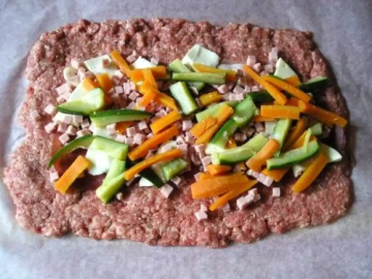 Polpettone di verdure e salumi - foto 3