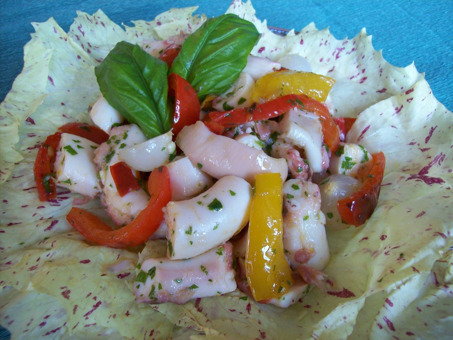 Polpo freddo ai peperoni Ricetta Petitchef