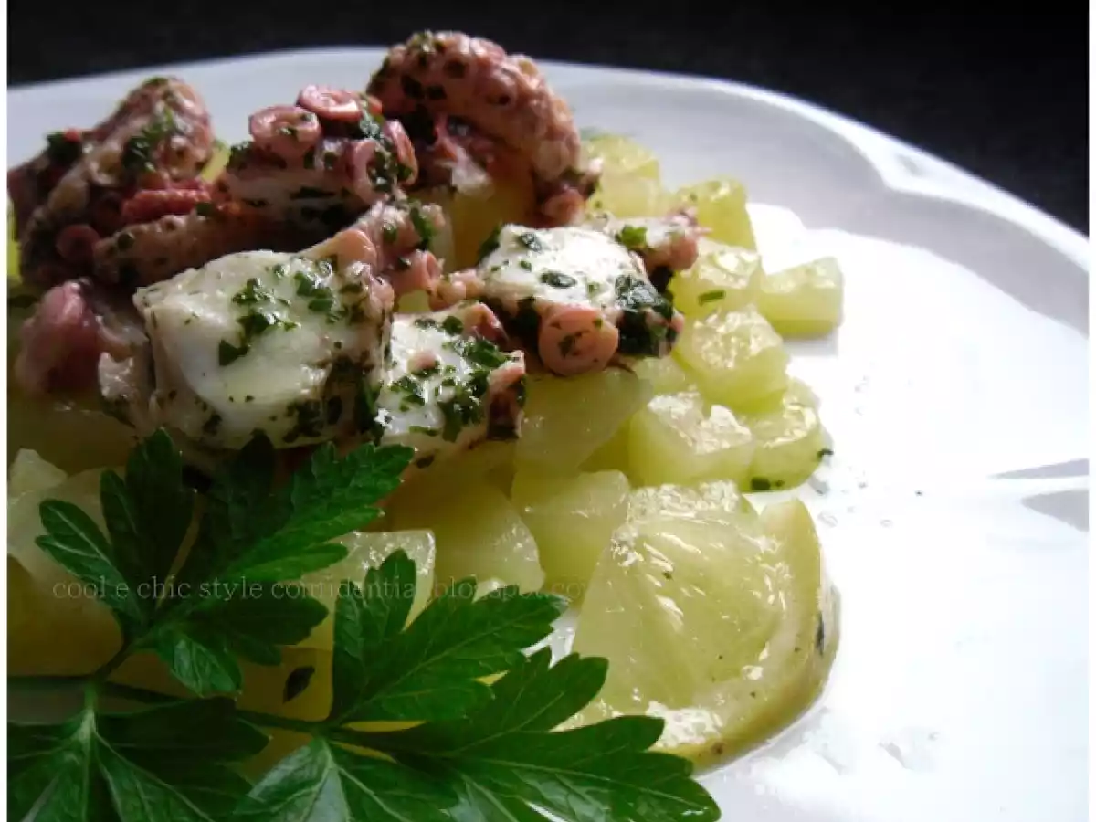 Polpo marinato con patate, come piace a me !! - foto 2