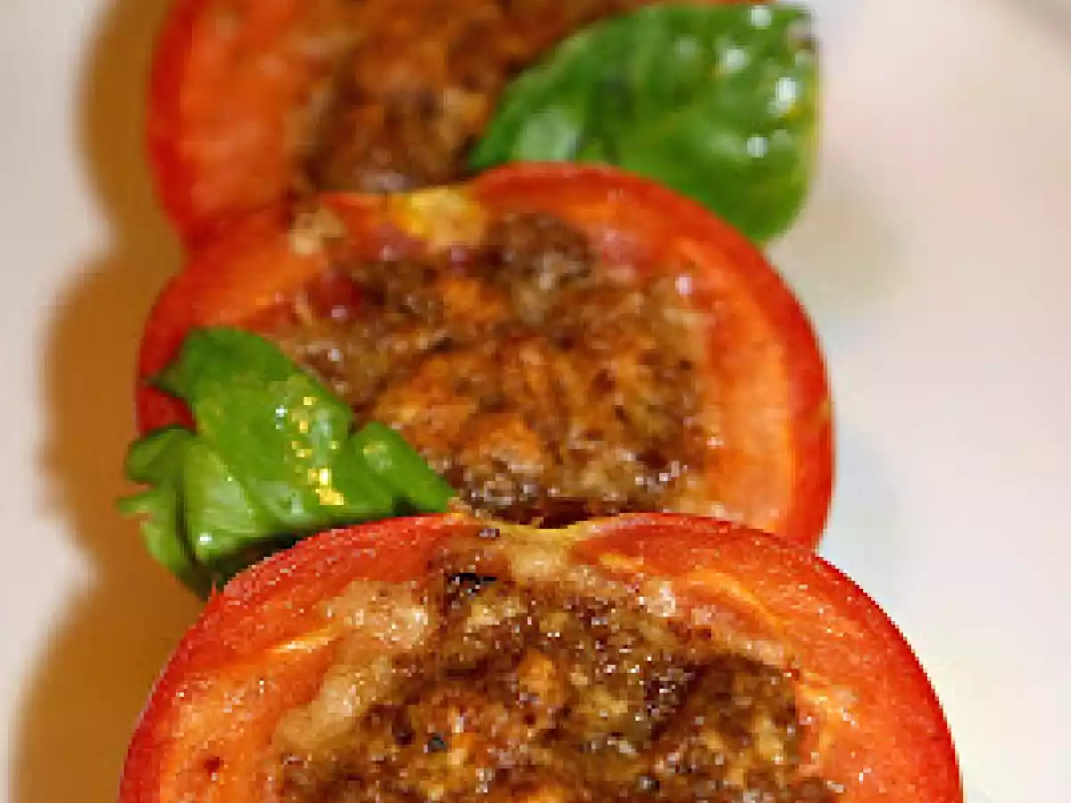 Pomodori gratinati nel microonde - foto 2