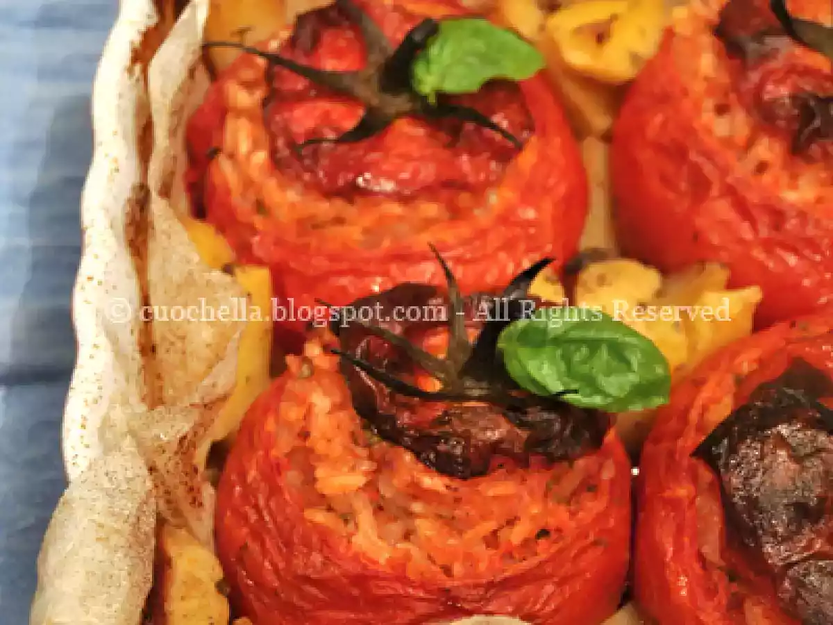 Pomodori ripieni di riso alla romana