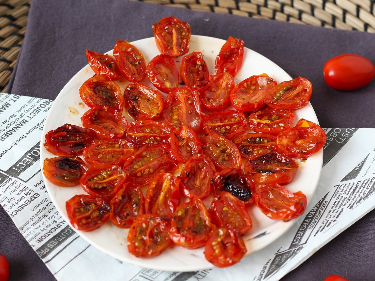 Pomodorini confit in friggitrice ad aria - foto 4