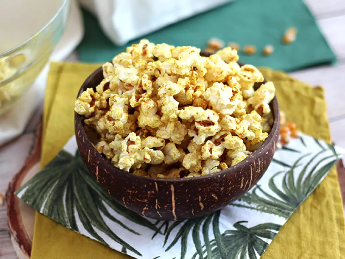 Popcorn al curry: la ricetta facile e veloce per uno snack speziato e croccante - foto 4