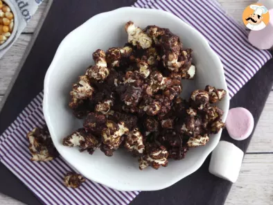 Popcorn con cioccolato e marshmallows, foto 4