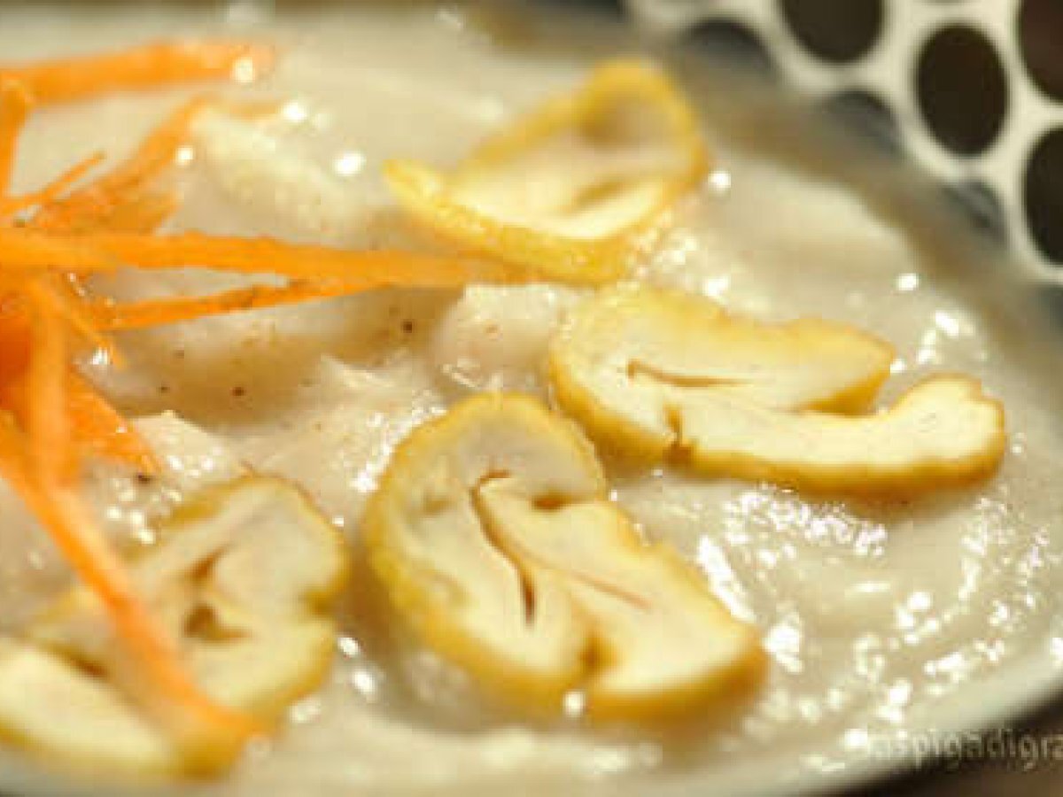 Potage di castagne e daikon