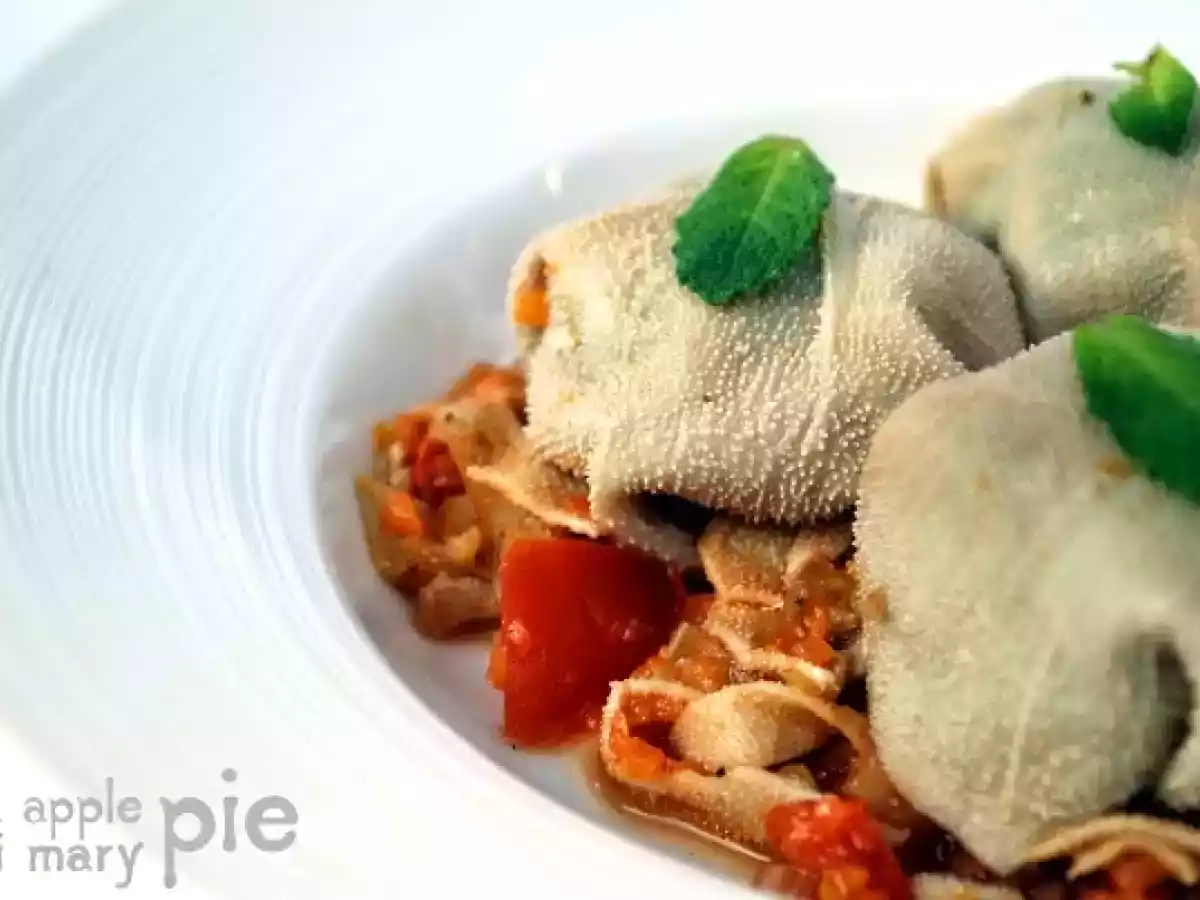 Praline di foiolo con mousse di Pecorino Romano