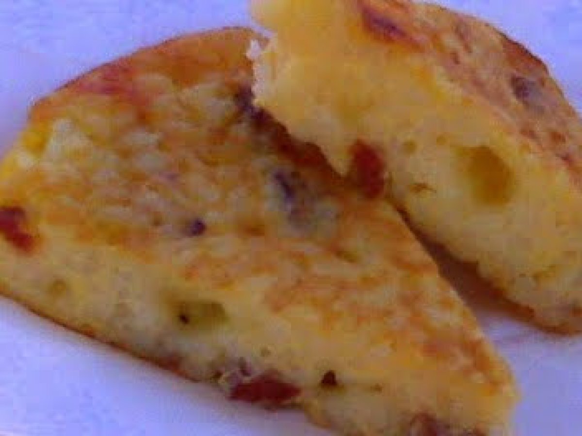PRANZO AL MARE: FRITTATA DI RISO E SALSICCIA