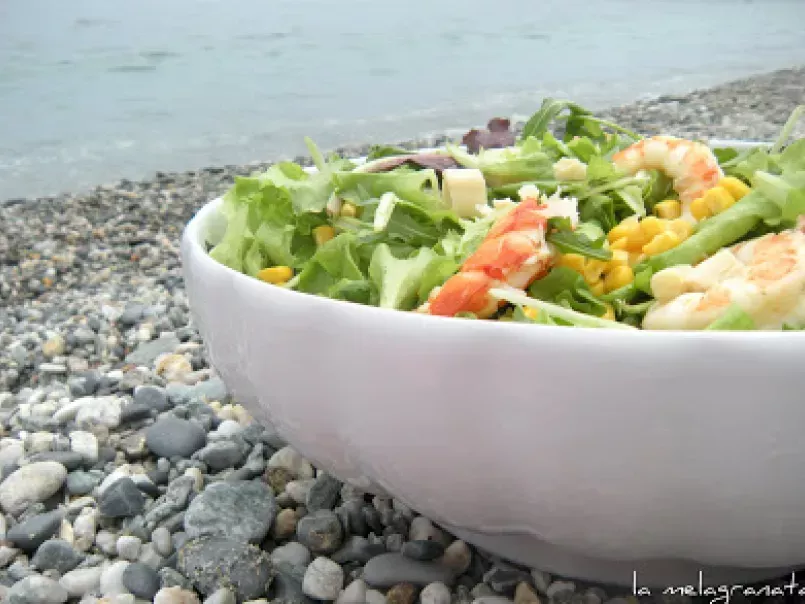 Pranzo in spiaggia: l'insalata di Bahia.