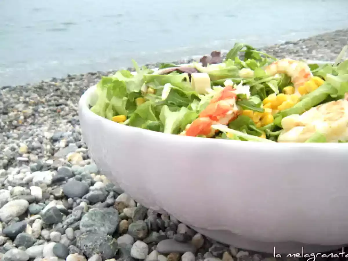 Pranzo in spiaggia: l'insalata di Bahia.