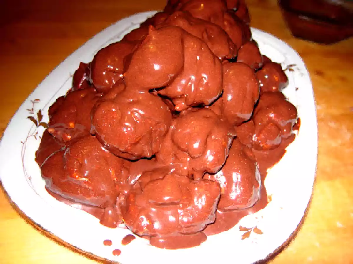 Profiteroles ... bignè - crema zabaione - crema al cioccolato - foto 5