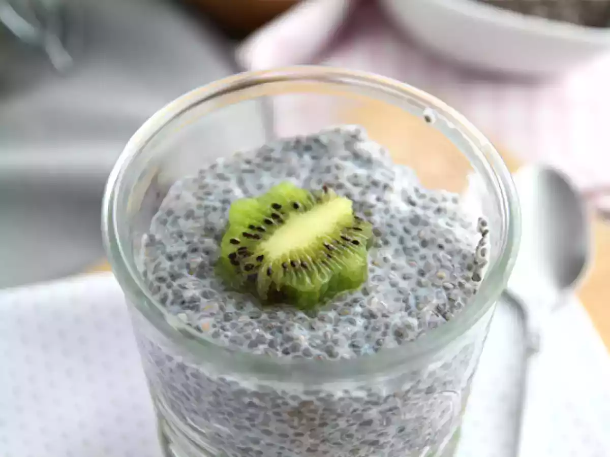 Pudding con semi di chia e Kiwi - foto 4