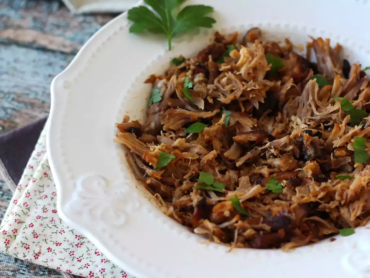 Pulled pork in friggitrice ad aria morbido e succoso - foto 3