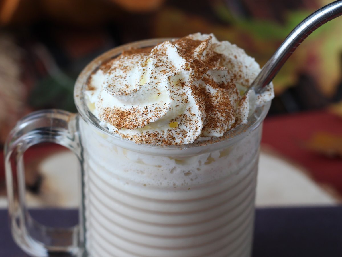 Pumpkin spice latte con sciroppo di zucca fatto in casa - foto 3