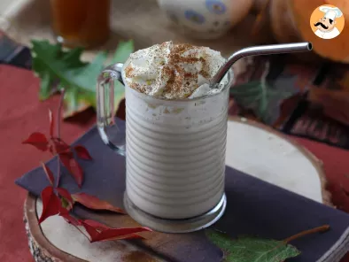 Pumpkin spice latte con sciroppo di zucca fatto in casa - foto 4