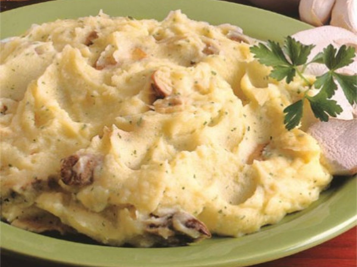 Purè con i funghi