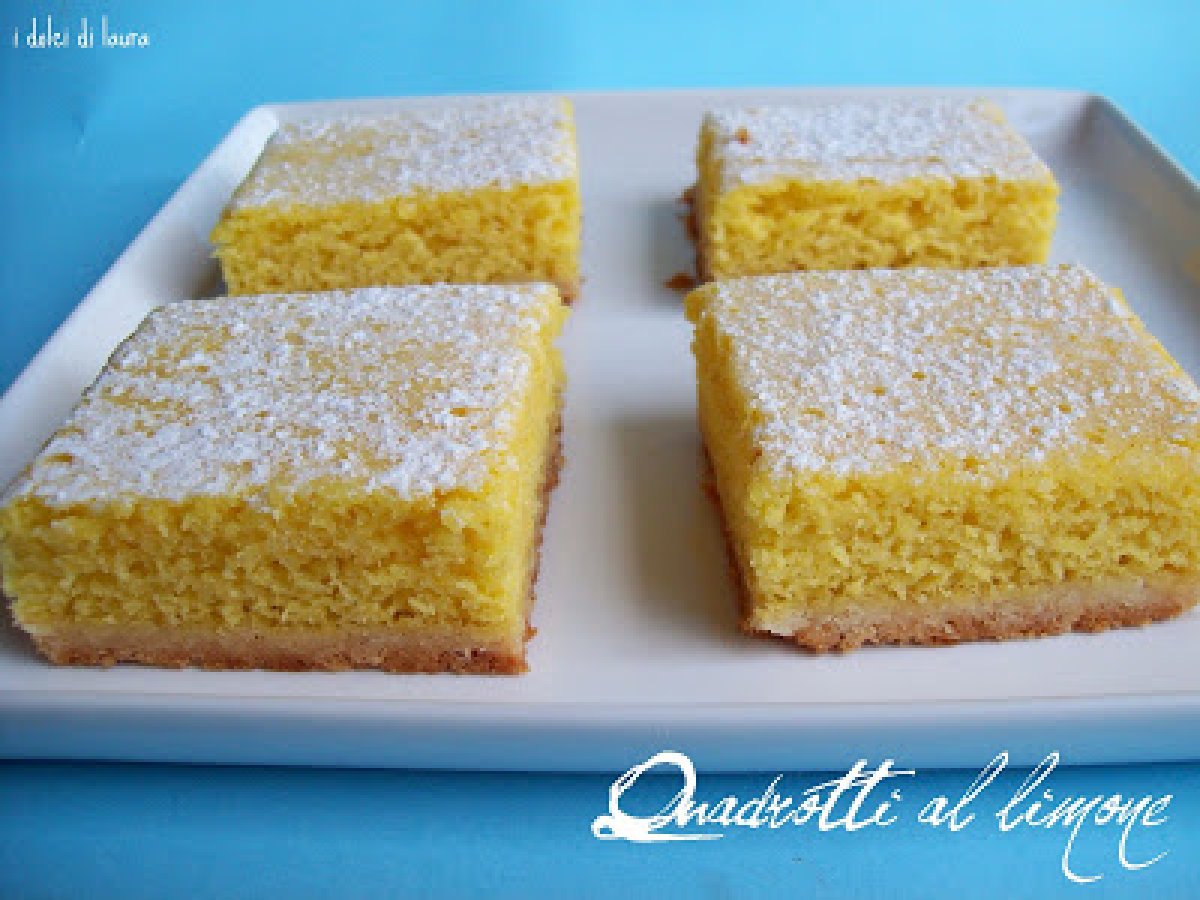 Quadrotti al limone