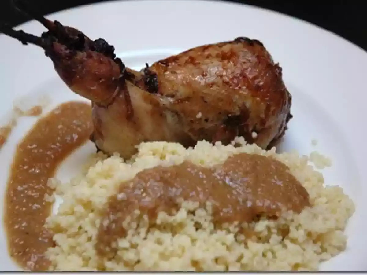 Quaglie al forno con cous cous