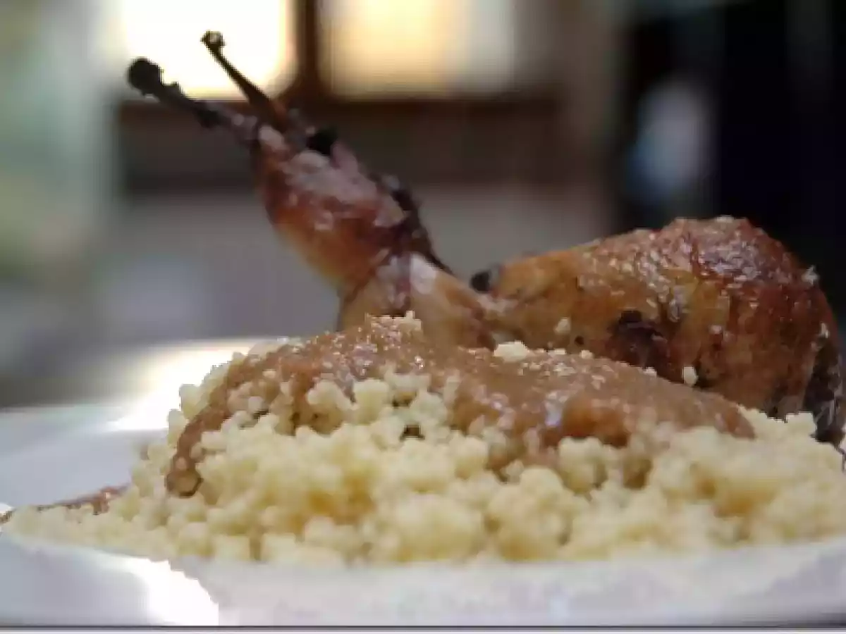Quaglie al forno con cous cous - foto 3