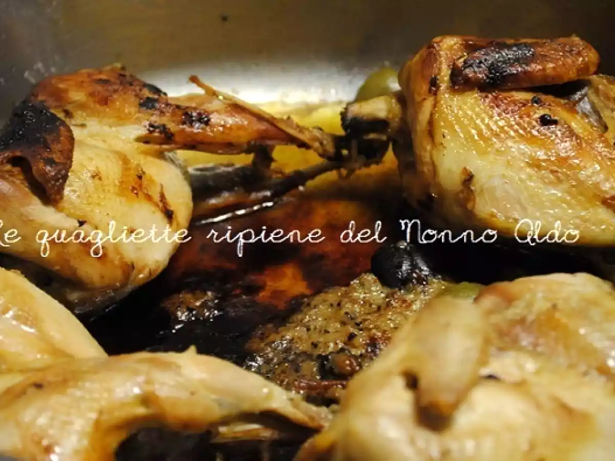 Quaglie ripiene alle olive