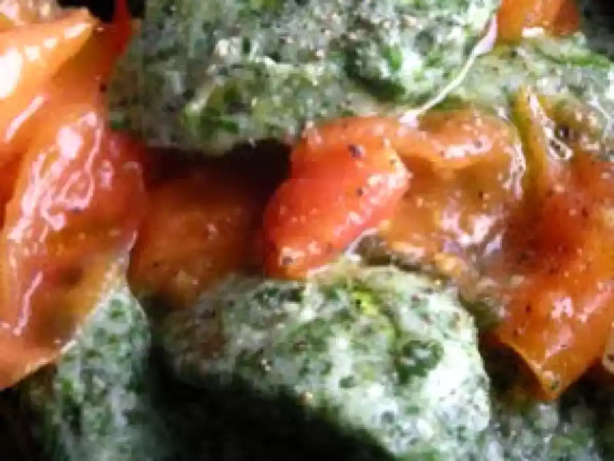 Quenelle di ricotta e spinaci