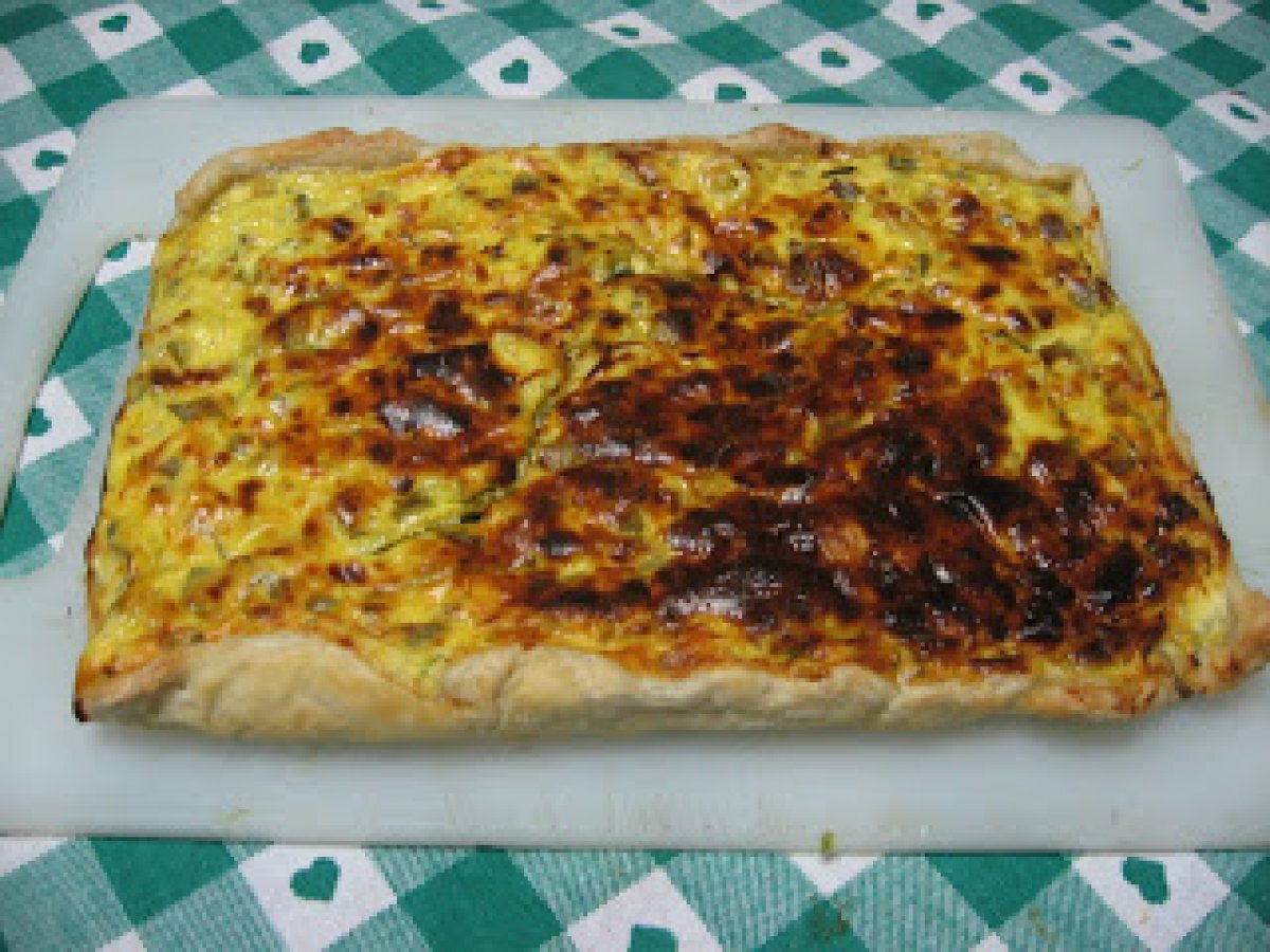 Quiche ai cipollotti