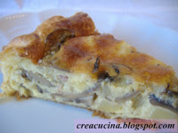 QUICHE AI FUNGHI, PATATE E SPECK, foto 5