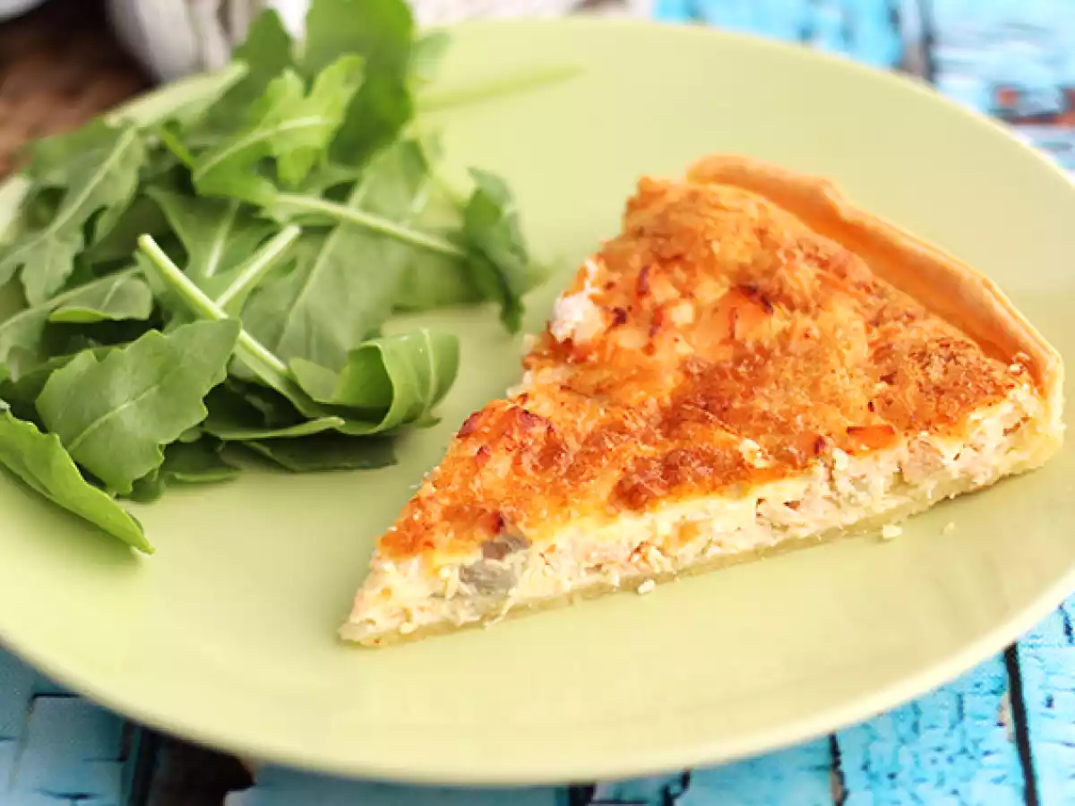 Quiche al salmone facile e veloce - foto 2