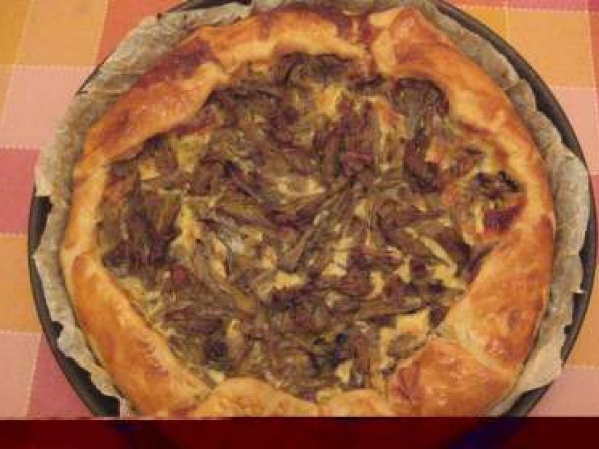 Quiche carciofi e robiola
