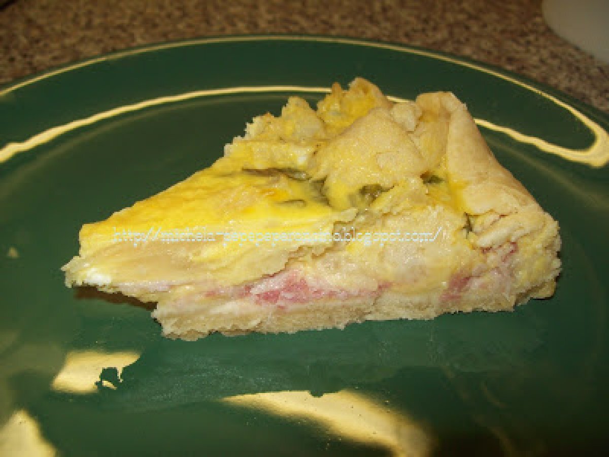 QUICHE CON CAVOLFIORE PANCETTA E GORGONZOLA, foto 2