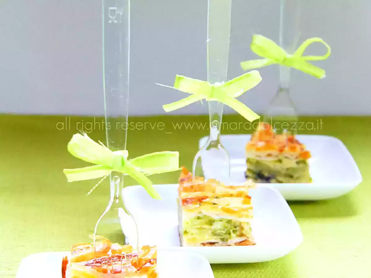 Quiche con zucchine e olive nere di Gaeta