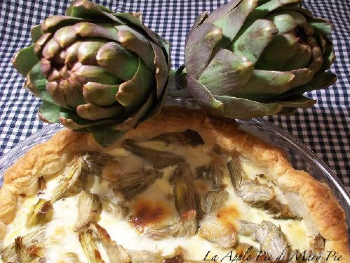 Quiche di carciofi e funghi