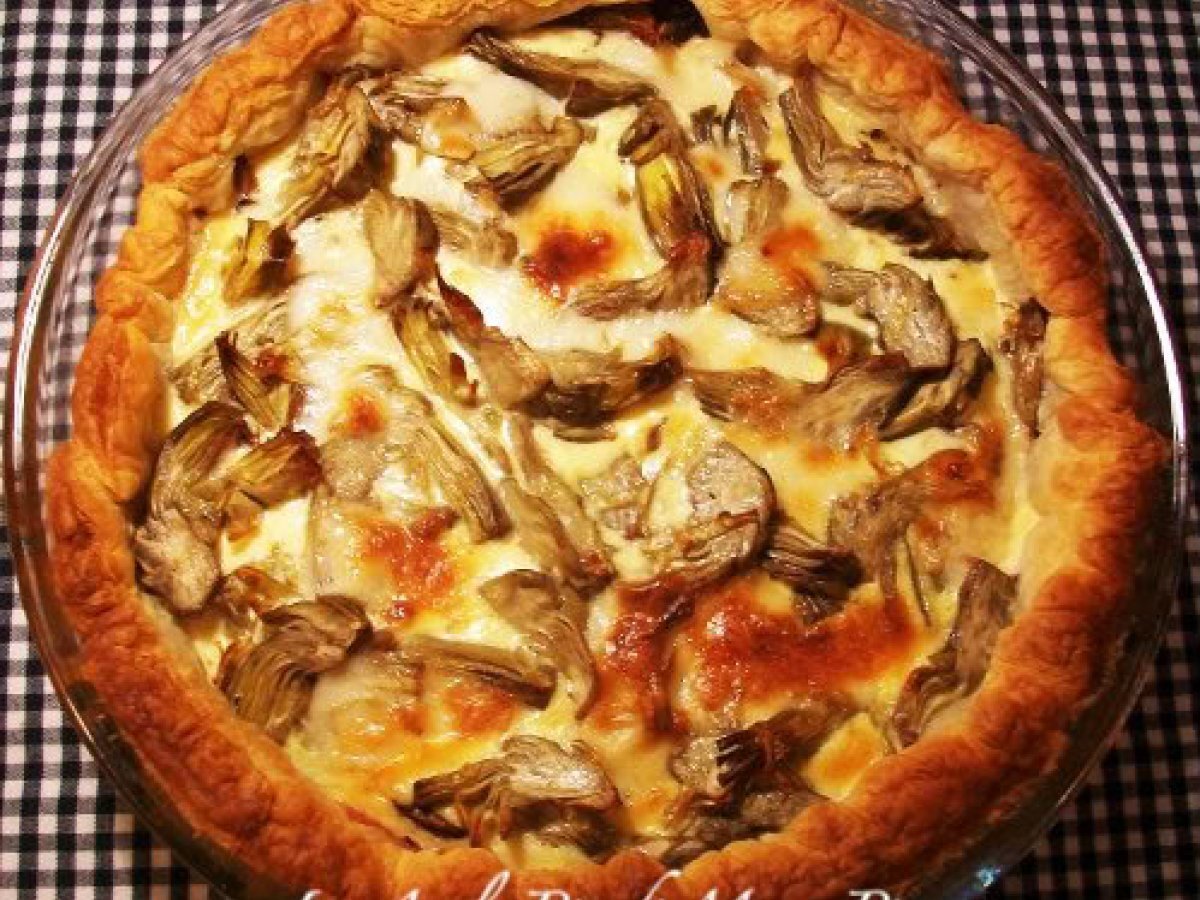 Quiche di carciofi e funghi - foto 3