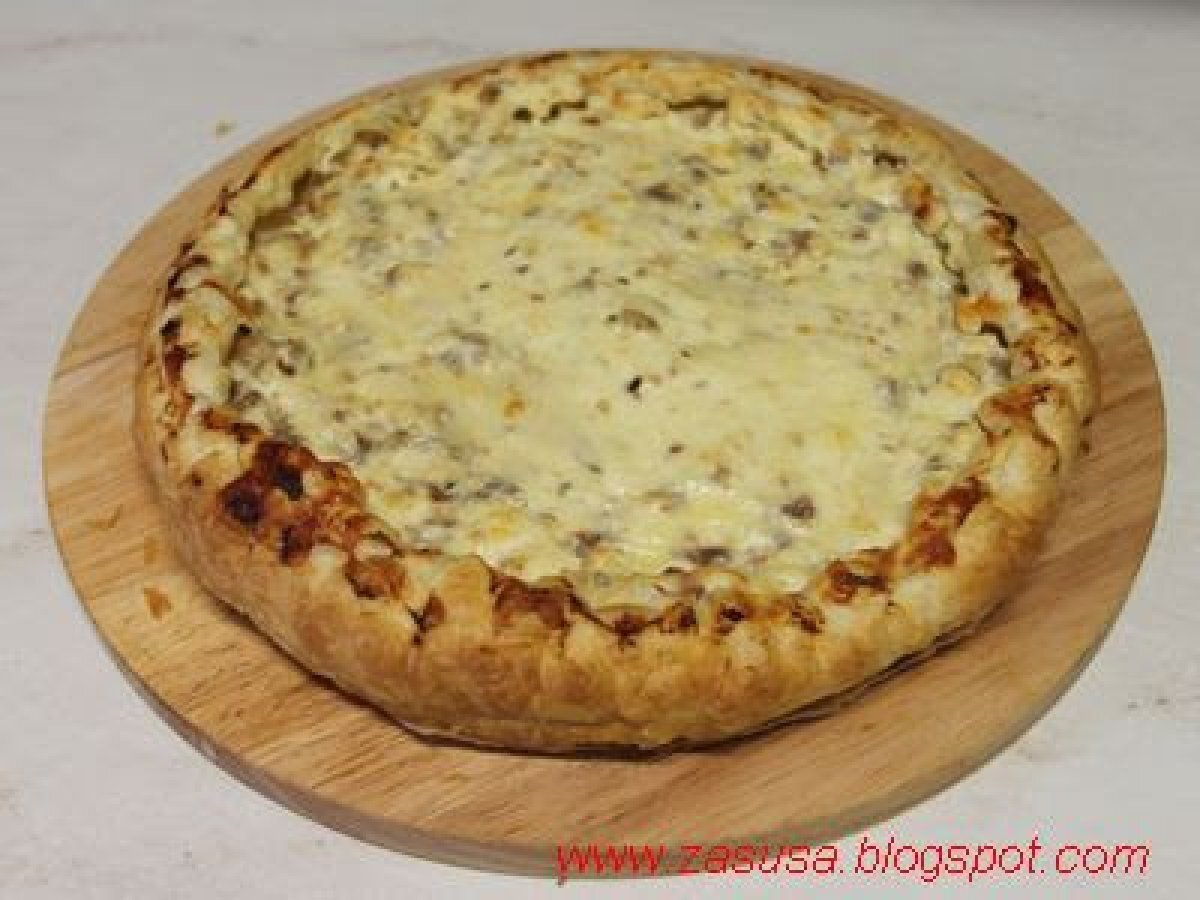 Quiche di ricotta e salsiccia