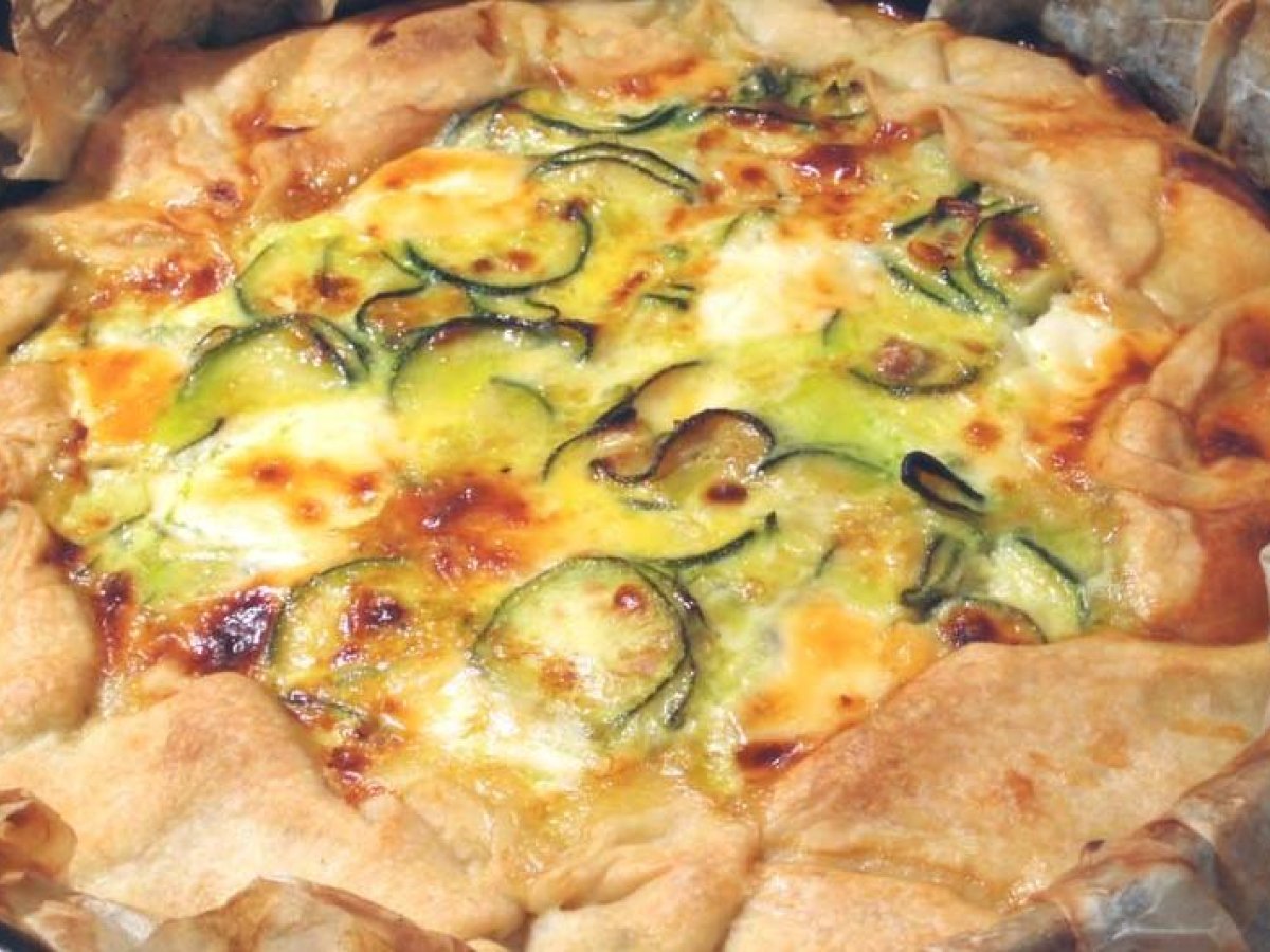 Quiche di zucchine e gorgonzola