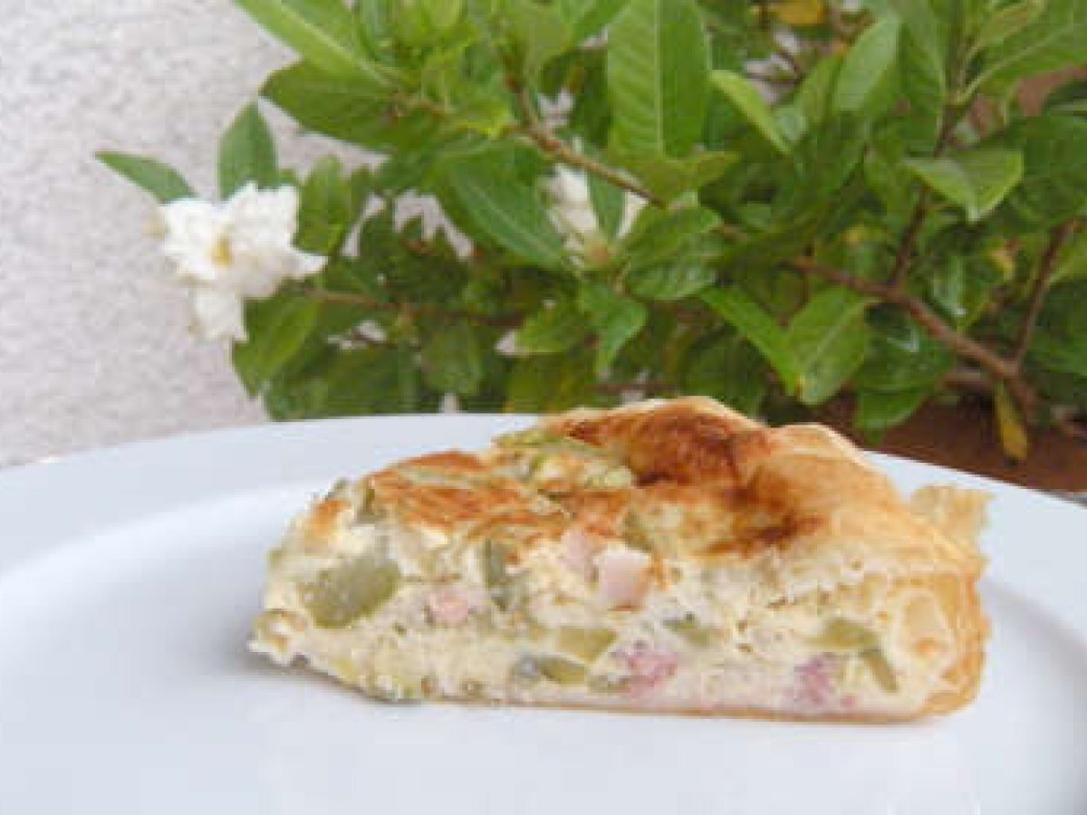 Quiche di zucchine e pancetta affumicata