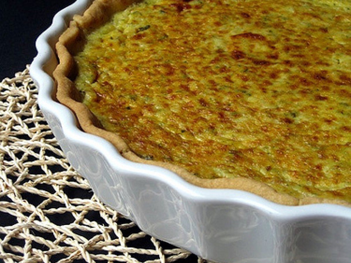 Quiche di zucchine, pancetta e caprino - foto 2