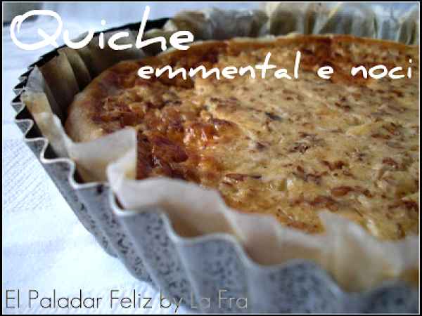 Quiche emmental e noci