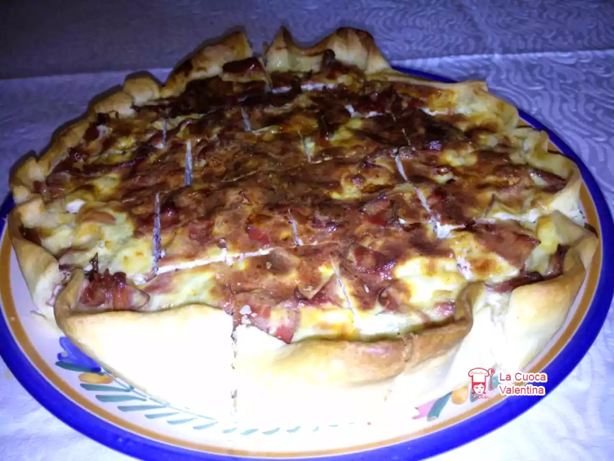 Quiche fumé con scamorza affumicata e speck - foto 2