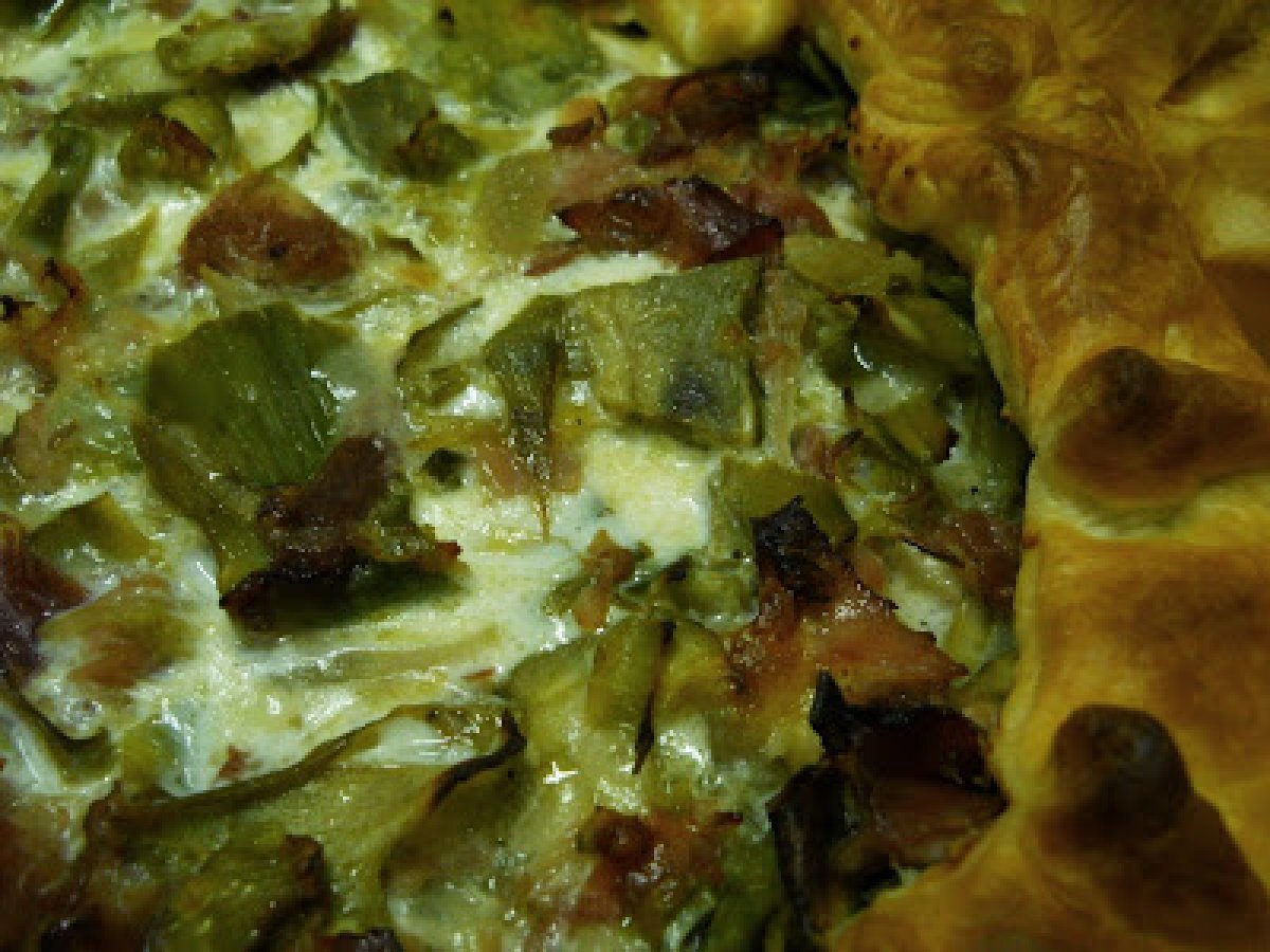 QUICHE QUASI LIGHT, CARCIOFI E SPECK