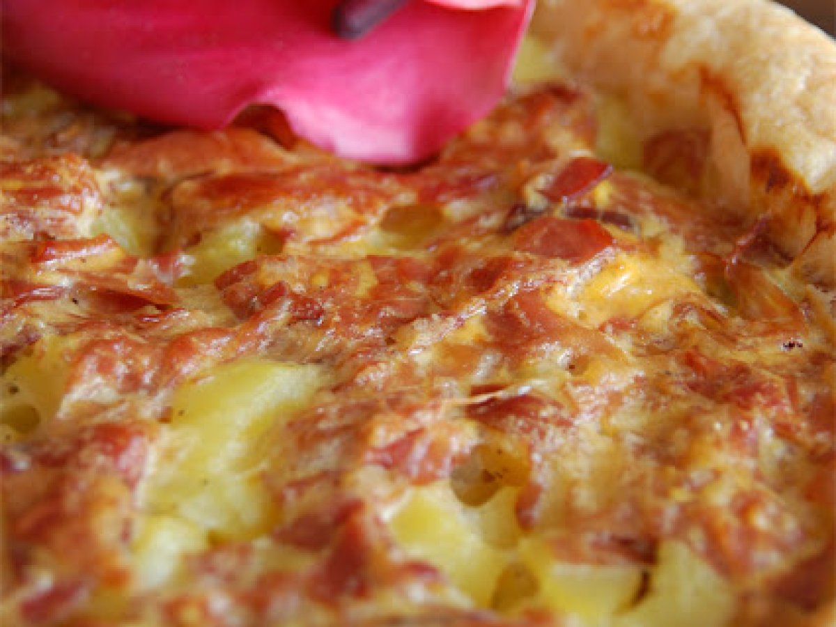 Quiche speck e patate