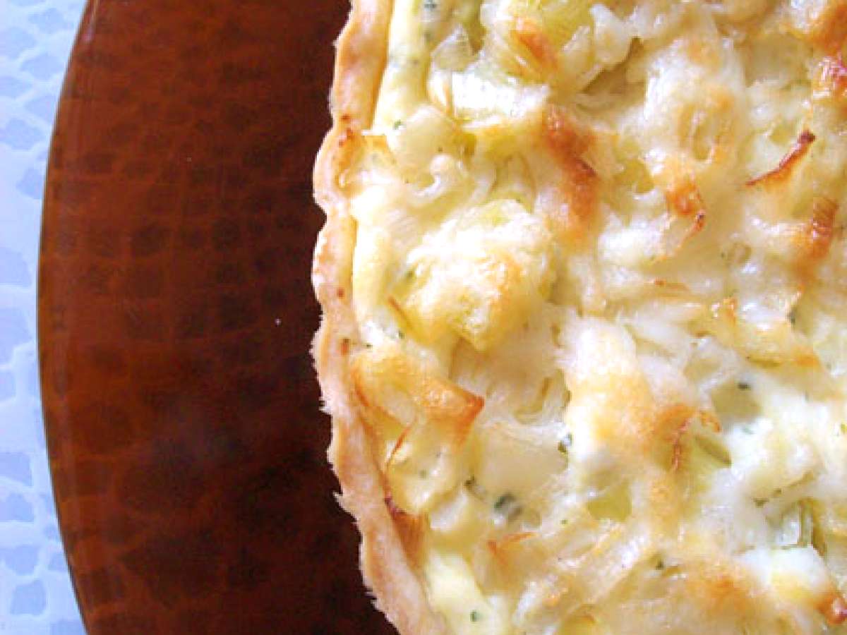 Quiche super sapore (porri, ricotta e pecorino), Ricetta Petitchef