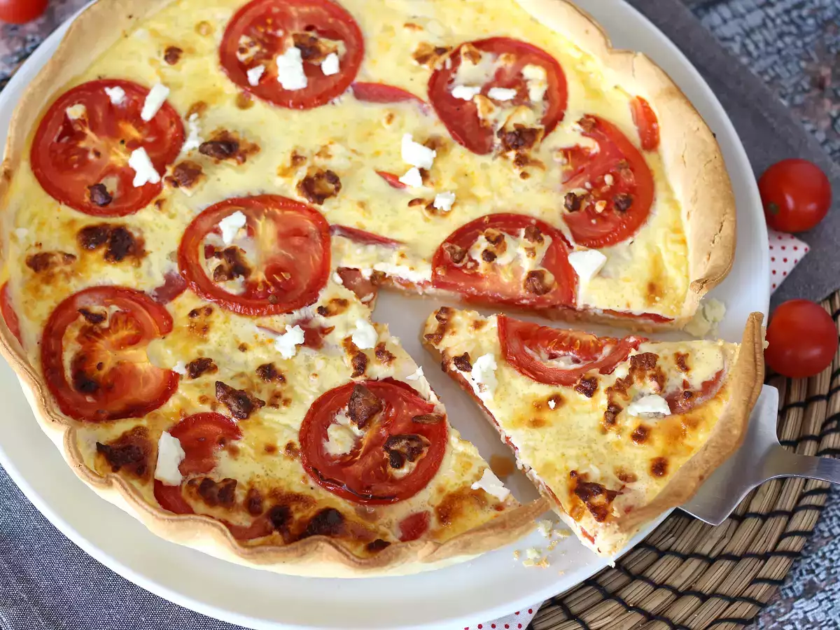 Quiche vegetariana con pomodori e feta: ricetta facile e gustosa - foto 4