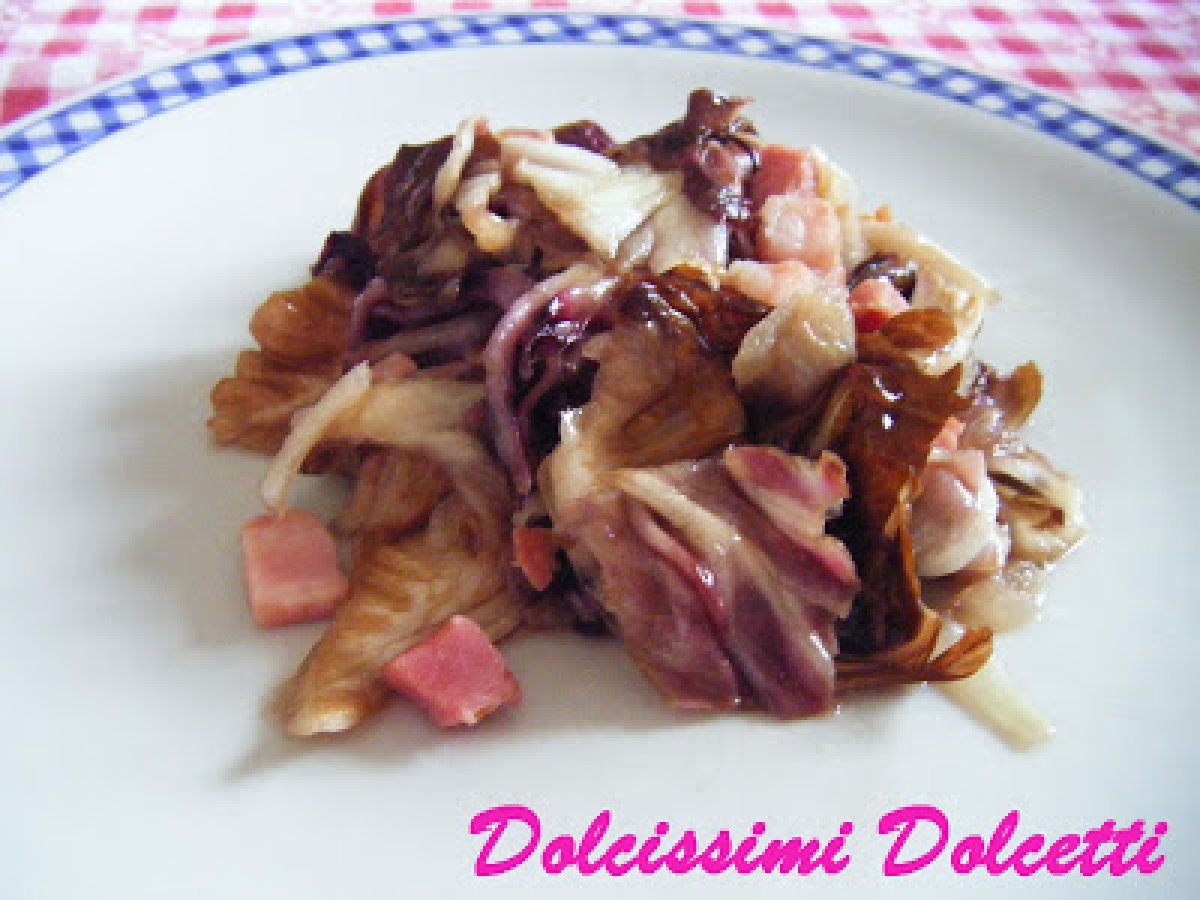 Radicchio rosso con pancetta - foto 2