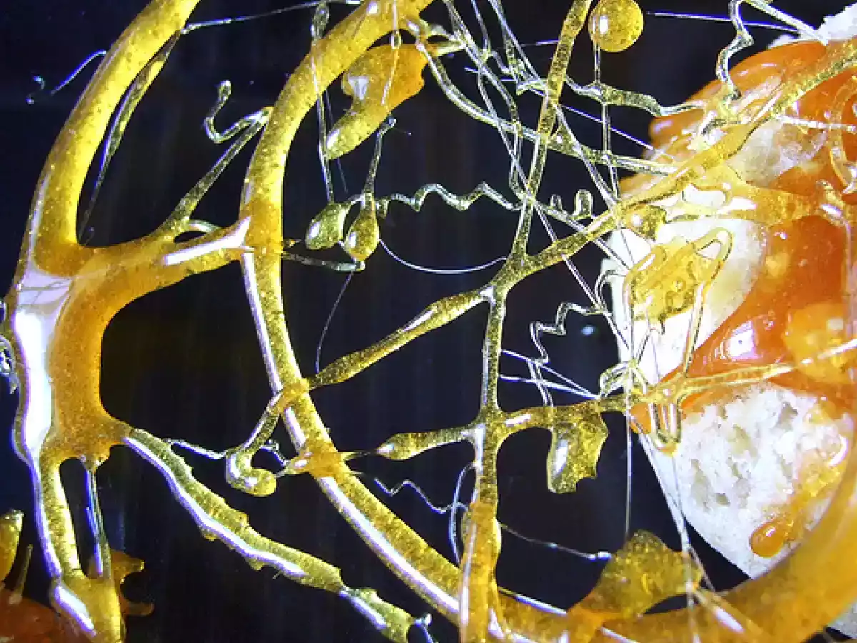 Ragnatele di caramello per Halloween