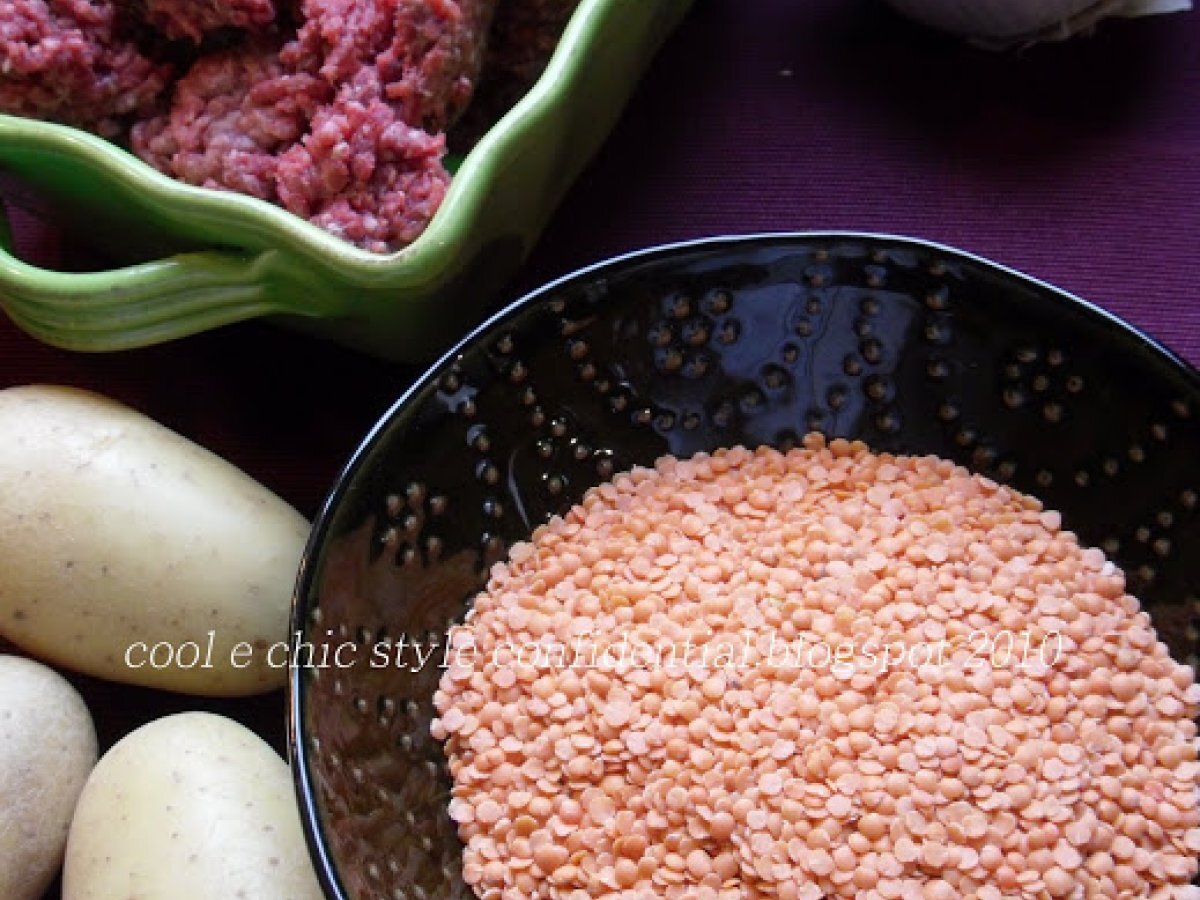 Ragù a cottura lenta con lenticchie rosse