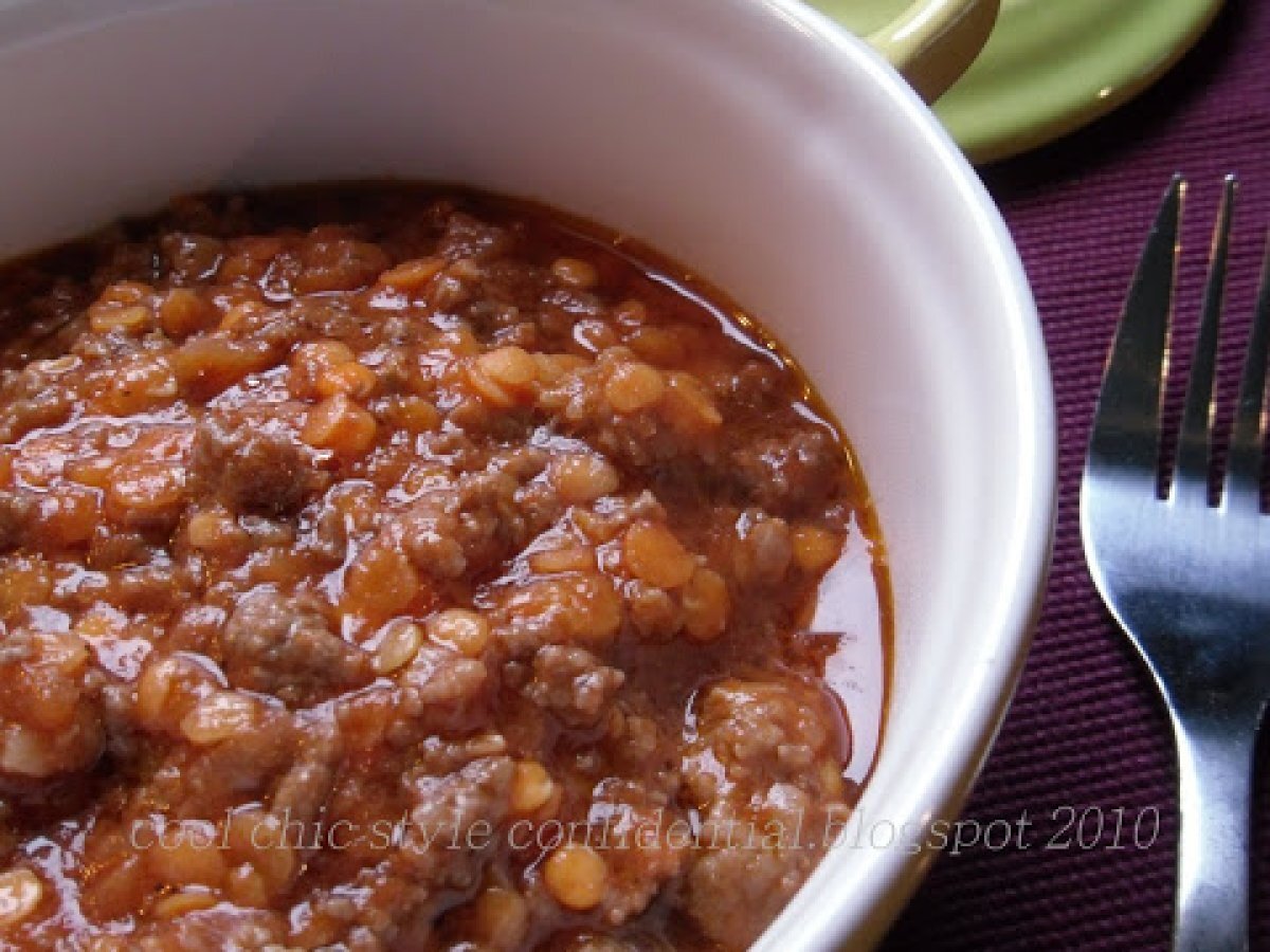 Ragù a cottura lenta con lenticchie rosse - foto 3