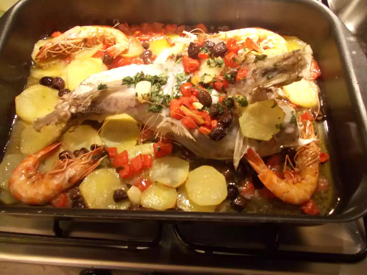 Rana pescatrice al forno - foto 2