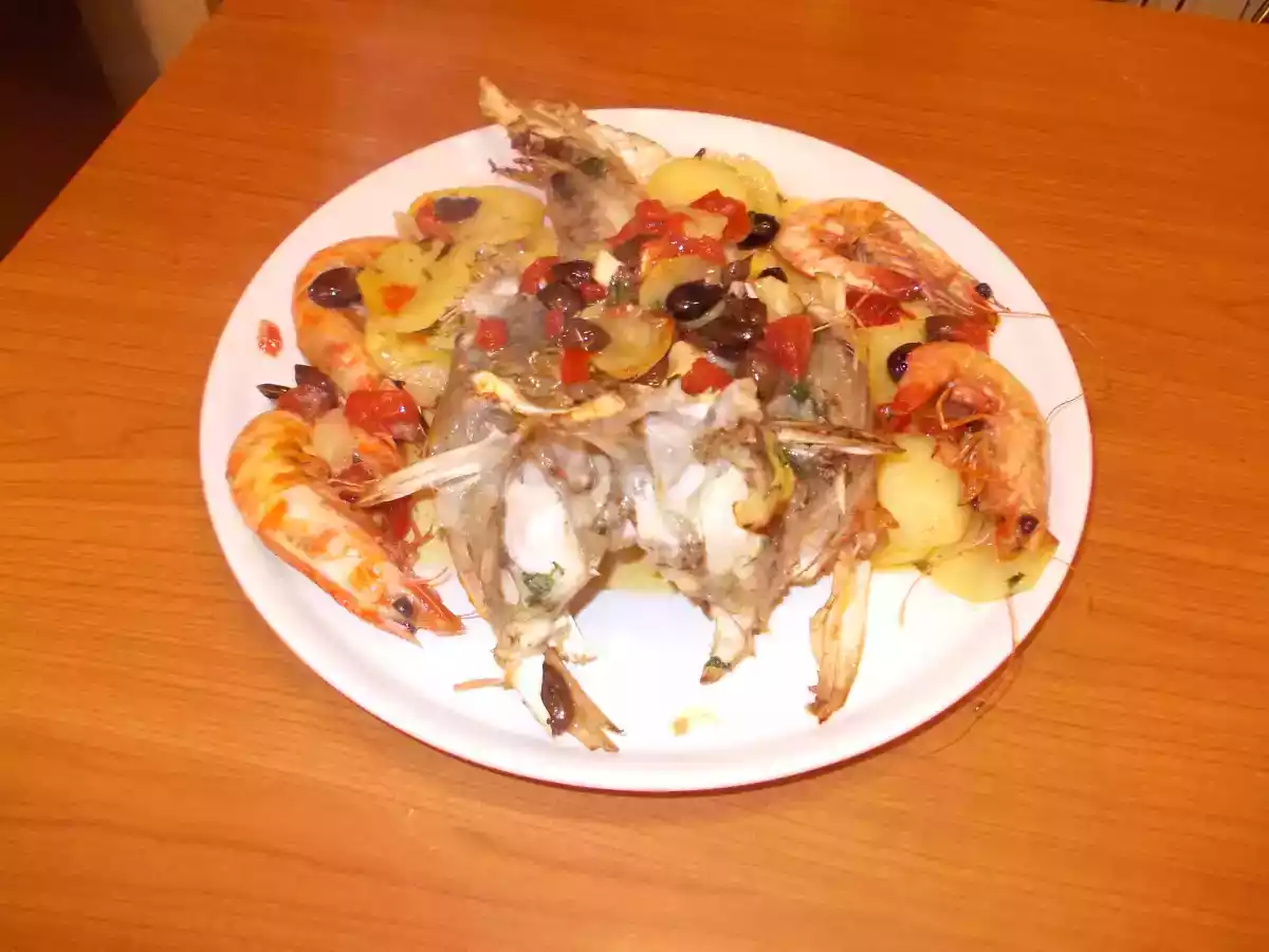 Rana pescatrice al forno - foto 3