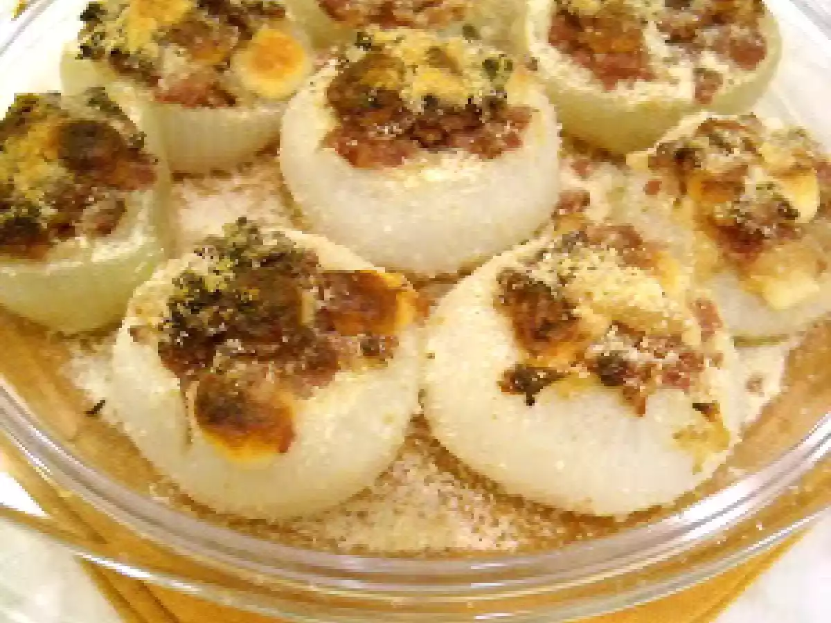 Rape e cipolle ripiene